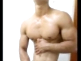 Sexy asian muscle male