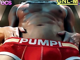 Horny asian guy gets muscle worshipped and nipple played